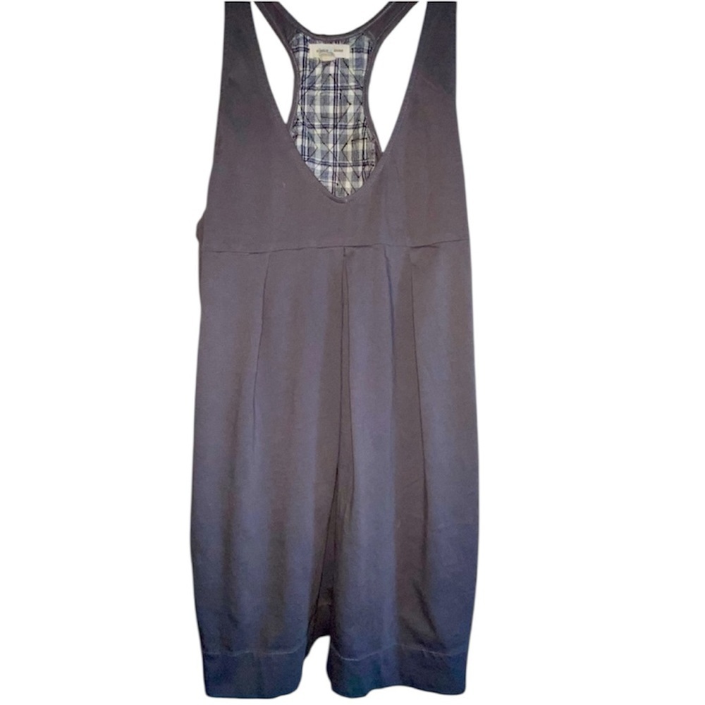 Silence + Noise Women's Top Halter Racerback Patchwork Pleated on Back